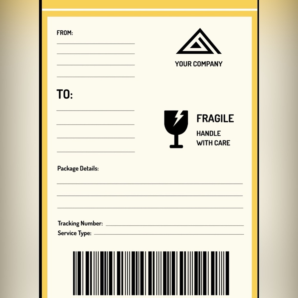 EXTRA SHIPPING LABEL